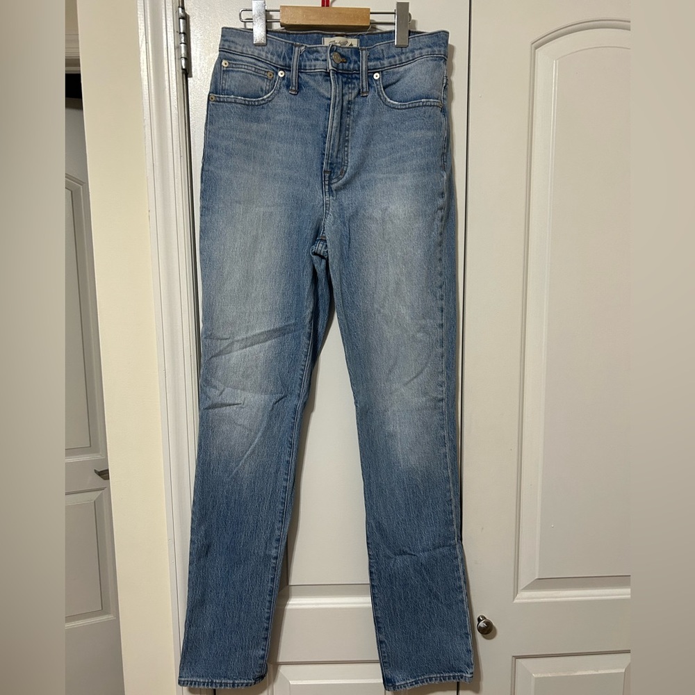 Madewell perfect vintage full length size 28T light wash like new